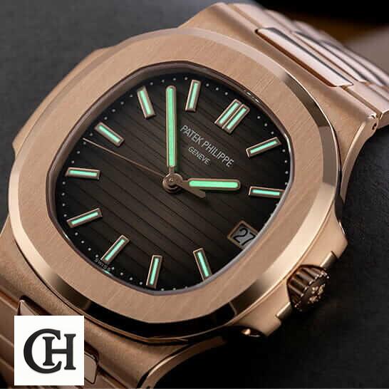 Patek Philippe Nautilus Chronograph 5980/1R-001 "Rose Gold Black Dial" Edition patek philippe nautilus rose black dial 1 Patek Philippe Nautilus Geneve Black Dial Rose Gold Bezel dial phospor