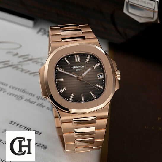 Patek Philippe Nautilus Chronograph 5980/1R-001 "Rose Gold Black Dial" Edition patek philippe nautilus rose black dial 4 Patek Philippe Nautilus Black Dial Rose Gold on the warrant card