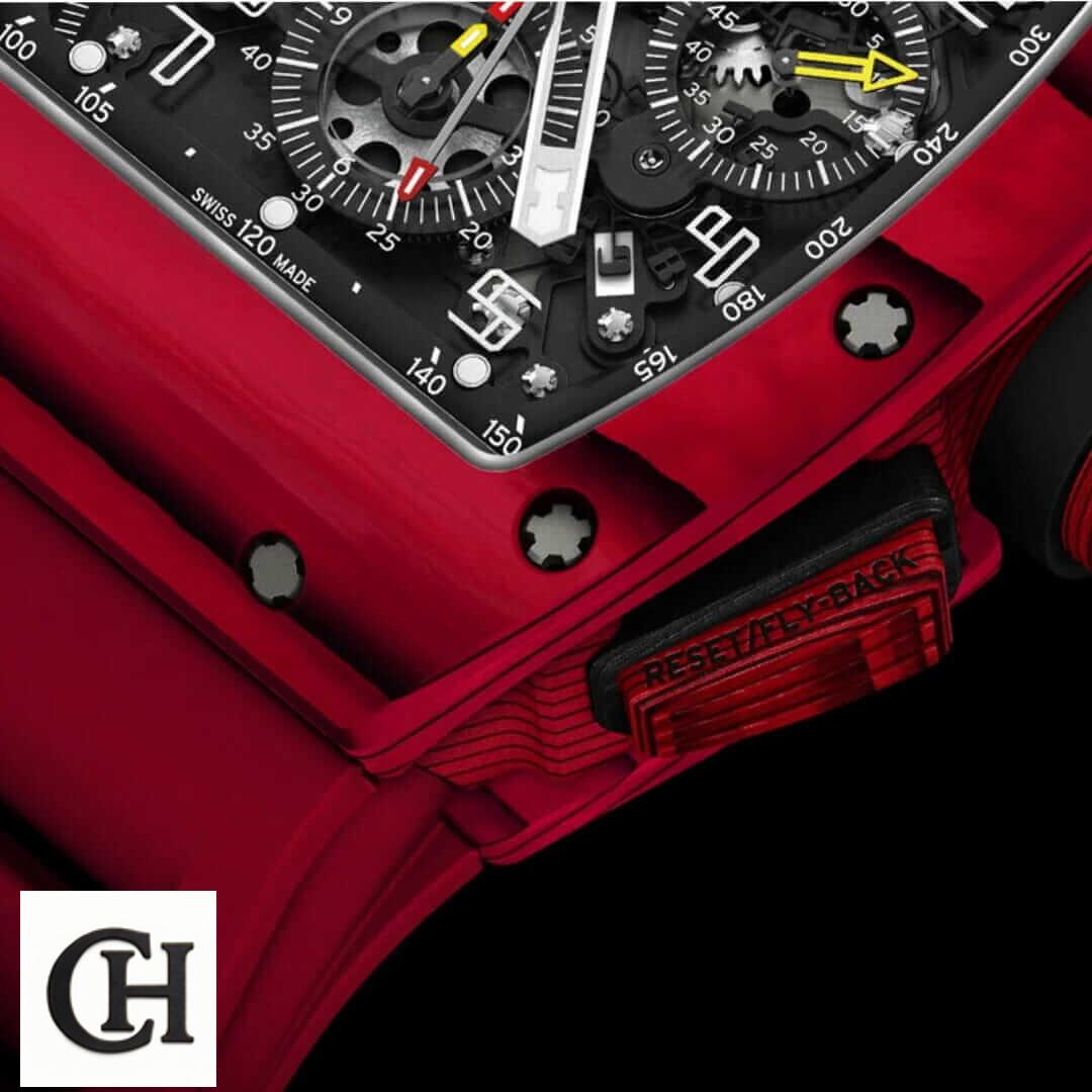 Richard Mille RM 11-03 Richard Mille RM1103 Red Black Dial black background