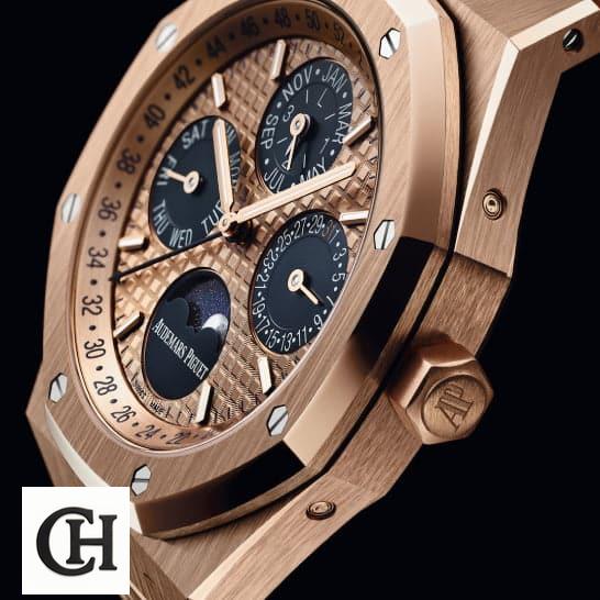 Audemars Piguet Royal Oak 26574BA.OO.1220BA.01 Pro audemars piguet unitedluxury man left AP Royal Oak 26574BA.OO.1220BA.01 Rose Gold Case