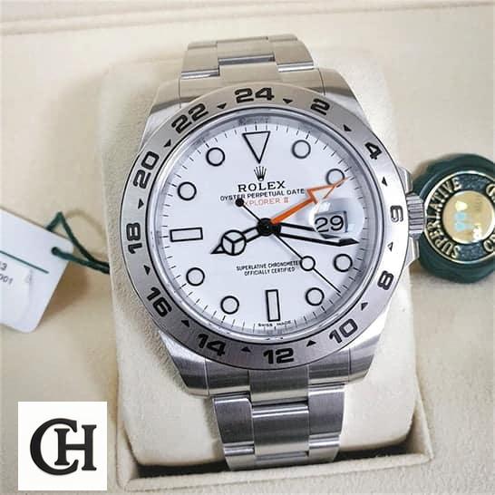 Rolex Explorer II 226570 "Polar" Edition rolex 216570 replica5 Rolex 216570 White Dial in Rolex Box