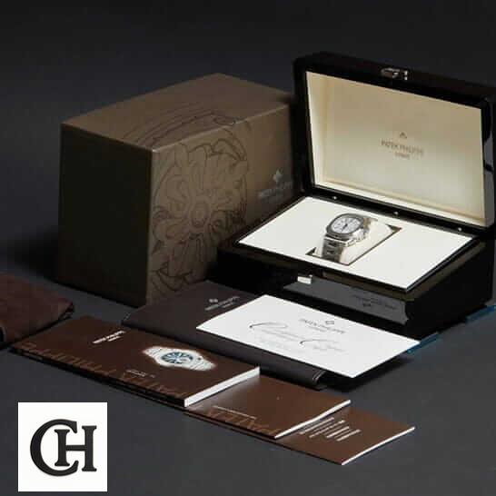 Patek Philippe Nautilus Chronograph 5980/1A-019 Patek Philippe White Dial Chronograph in the box