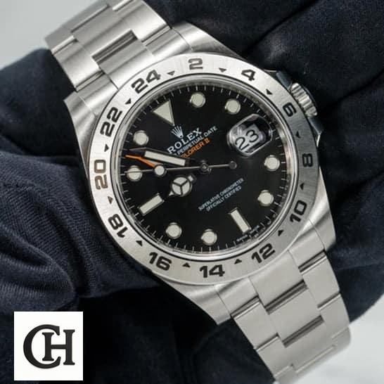 Rolex Explorer II 216570 Rolex Explorer II 216570-0001 Black Dial Ceramic stick & dot
