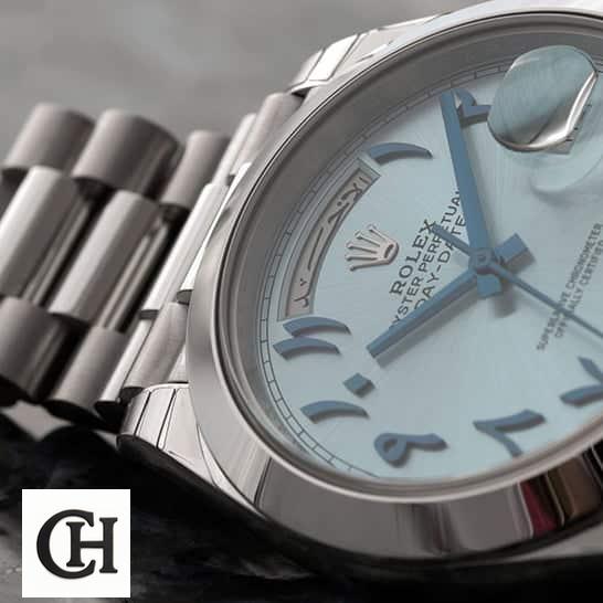 Rolex Day-Date 228206 Rolex DayDate 40 228206 Arabic Stainless Steel Oyster Bracelet