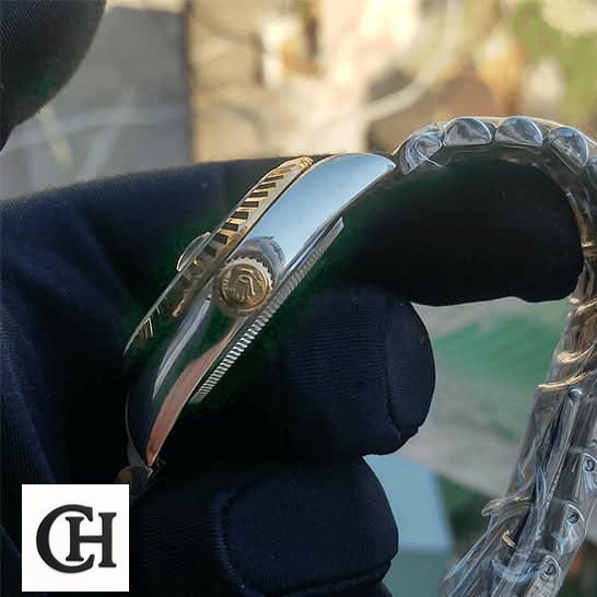 Rolex Day-Date 128238 "Yellow Gold" High-End rolex day date 38mm mop replica4 Rolex Day-Date 128238 MOP Silver Case & Gold Crown Pusher