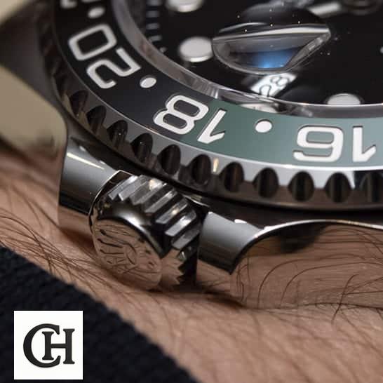 Rolex GMT-Master II 126720VTNR Sprite Premium rolex sprite jubile 3 Rolex Gmt-Master II Sprite Push button and above the wrist