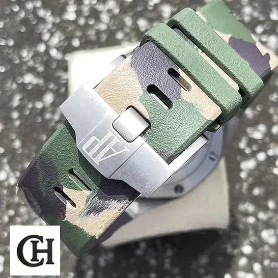 Audemars Piguet Royal Oak Chronograph 26331ST ap-leather-strap-luxurywatch