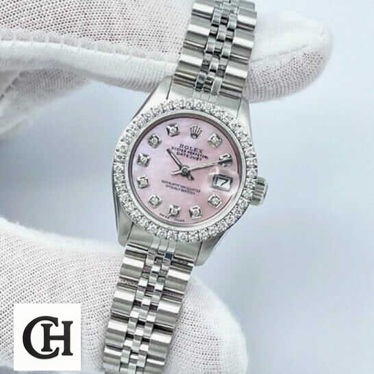 Rolex Datejust 126234 "Diamond Bezel" Premium datejust pink diamond 2 Rolex Datejust Diamond Bezel & Dial between the fingers
