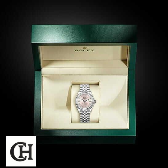 Rolex Datejust 126234 "Diamond Bezel" Premium rolex pink diamond 2 1 Rolex Datejust Pink Dial Jubilee in the rolex box