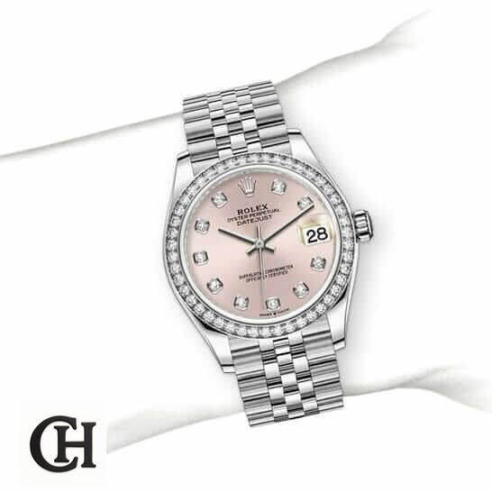 Rolex Datejust 126234 "Diamond Bezel" Premium rolex pink diamond 3 1 Rolex Datejust Pink Diamond on the wrist