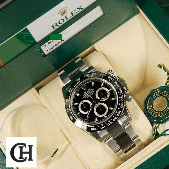 Rolex Daytona 116500ln-0002 Stainless Steel Oyster & Guarantee Card in the box