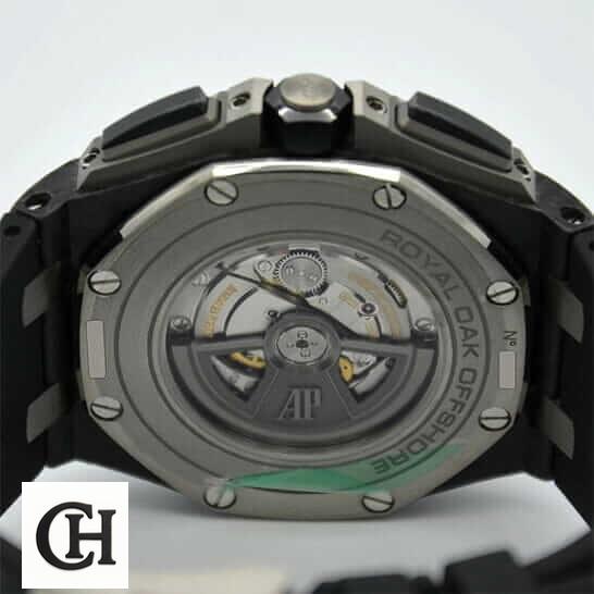 Audemars Piguet Royal Oak Offshore 26400AU.OO.A002CA.01 Premium Edition ap royal oak carbon 3 AP Royal Oak Offshore Carbon Case Stainless Steel white background