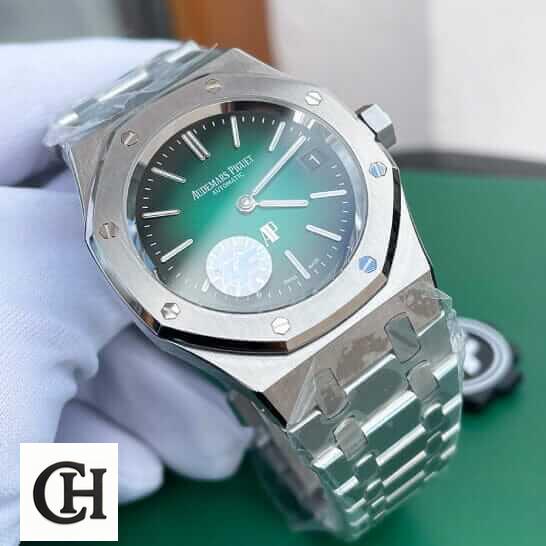 Audemars Piguet Royal Oak ap-green-dial-jumbo-right