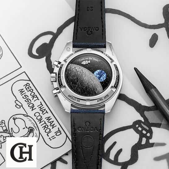 Omega Speedmaster "Snoopy" 310.32.42.50.02.001 omega speedmaster snoopy 310 32 42 50 02 001 5 Omega Speedmaster 310-32-42-50-02-001 Leather Bracelet