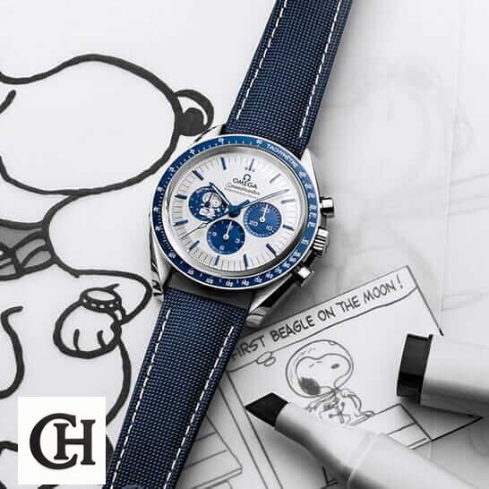 Omega Speedmaster "Snoopy" 310.32.42.50.02.001 omega speedmaster snoopy 310 32 42 50 02 001 Omega Speedmaster Snoopy White Dial white background
