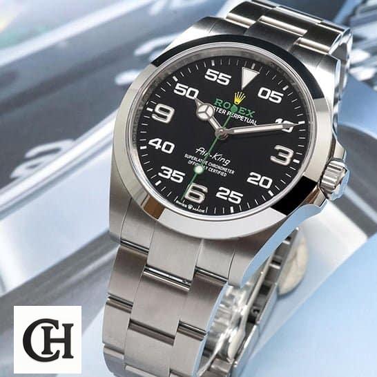 Rolex Air-King 126900 Rolex Air King 126900 Black Dial Steel Bezel