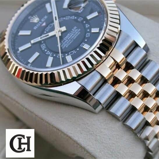 Rolex Sky-Dweller 326933 "Two-Tone" Superior rose gold sky dweller 1 Rolex Sky-Dweller Jubilee Steel&Gold Bracelet
