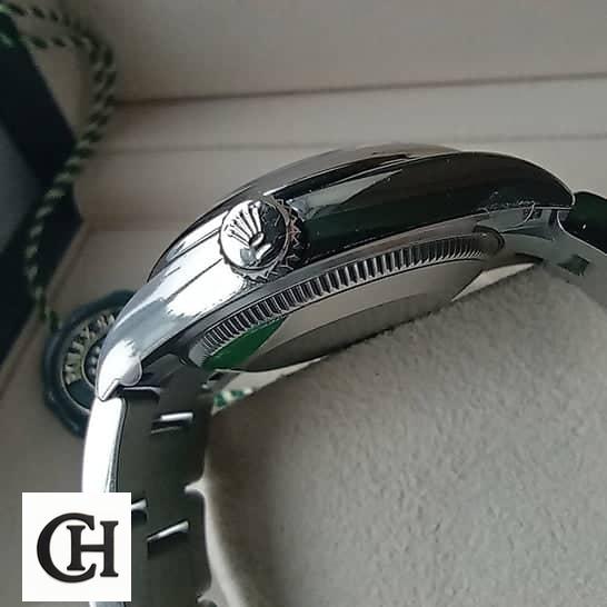 Rolex Perpetual 31 277200 Stainless Steel Case Right Side Steel Crown Pusher