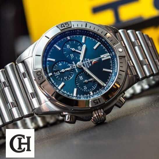 Breitling Chronomat "Frecce Tricolori" A13050 Top Grade Breitling Frecce Tricolori Replica3 Breitling Frecce Tricolori Blue Dial Stainless Steel Bracelet