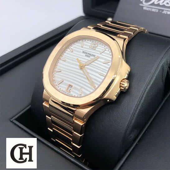 Patek Philippe Annual Calendar Moonphase 5396R-011 Patek Philippe Rose Gold White Dial in the black box