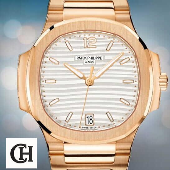 Patek Philippe Annual Calendar Moonphase 5396R-011 Patek Philippe White Dial Rose Gold white background front view