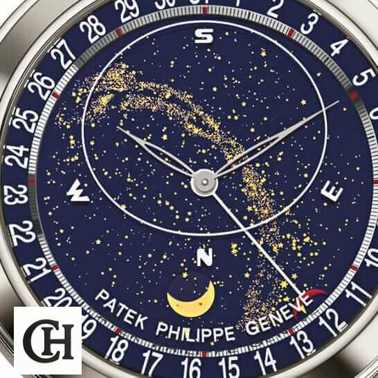 Patek Philippe Celestial 6102P-001 Patek Philippe Geneve Celestial Grand 6102 Blue Dial front view