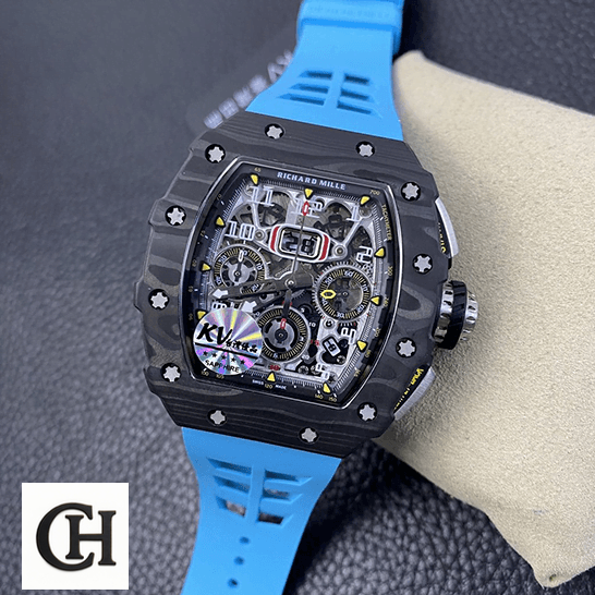 Richard Mille RM 11-03 Richard Mille RM01103 Blue Bracelet front view